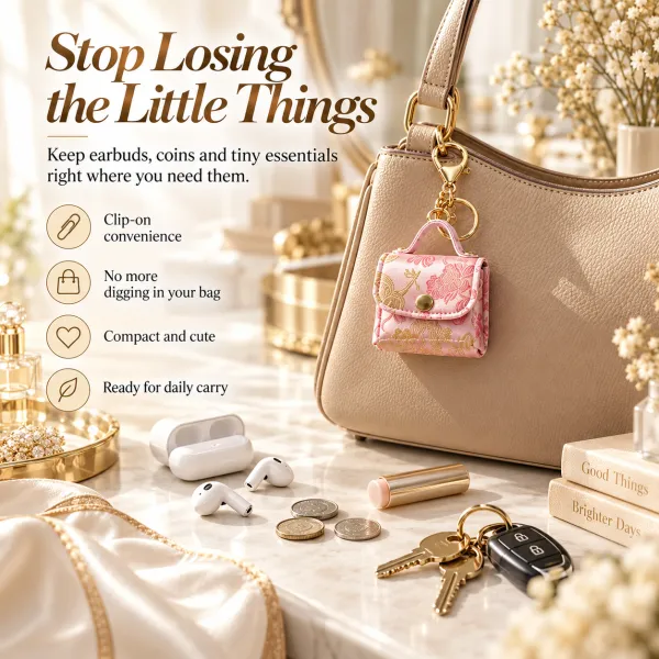 Blossom Mini Purse Charm