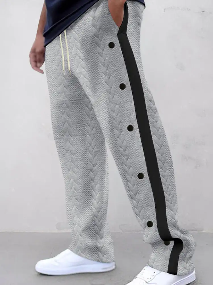 Refined Textured Pants