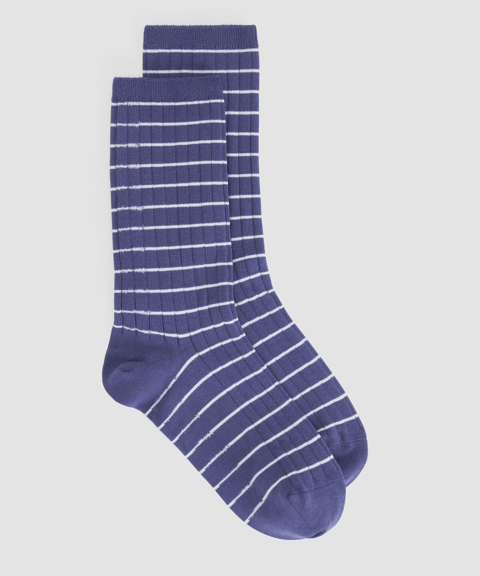 Casual Style Striped Trouser Sock