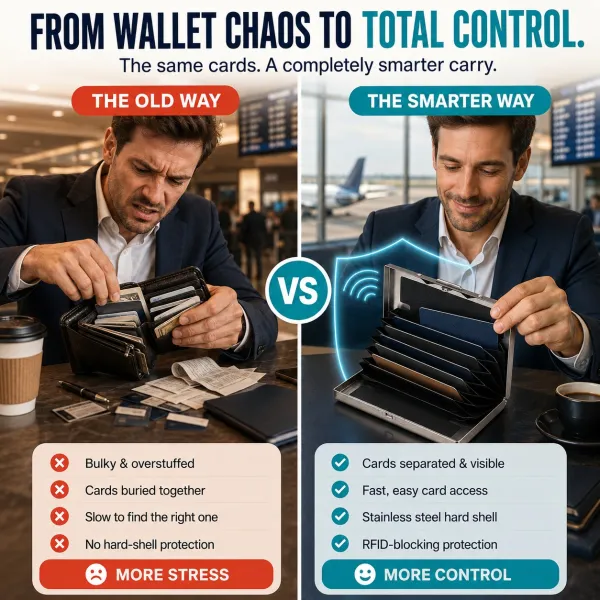 RFID Blocking Metal Card Holder