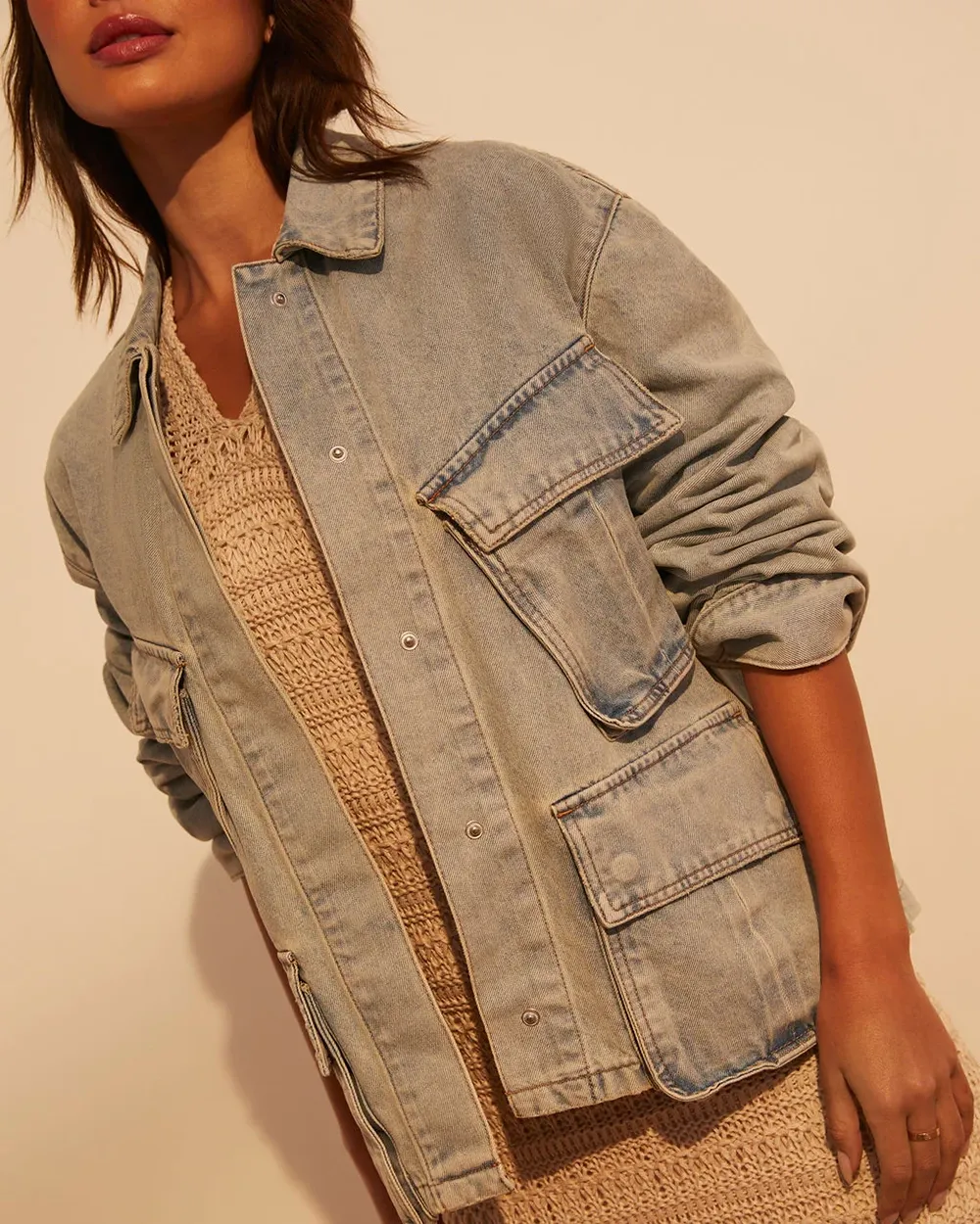 Light Wash Denim Jacket
