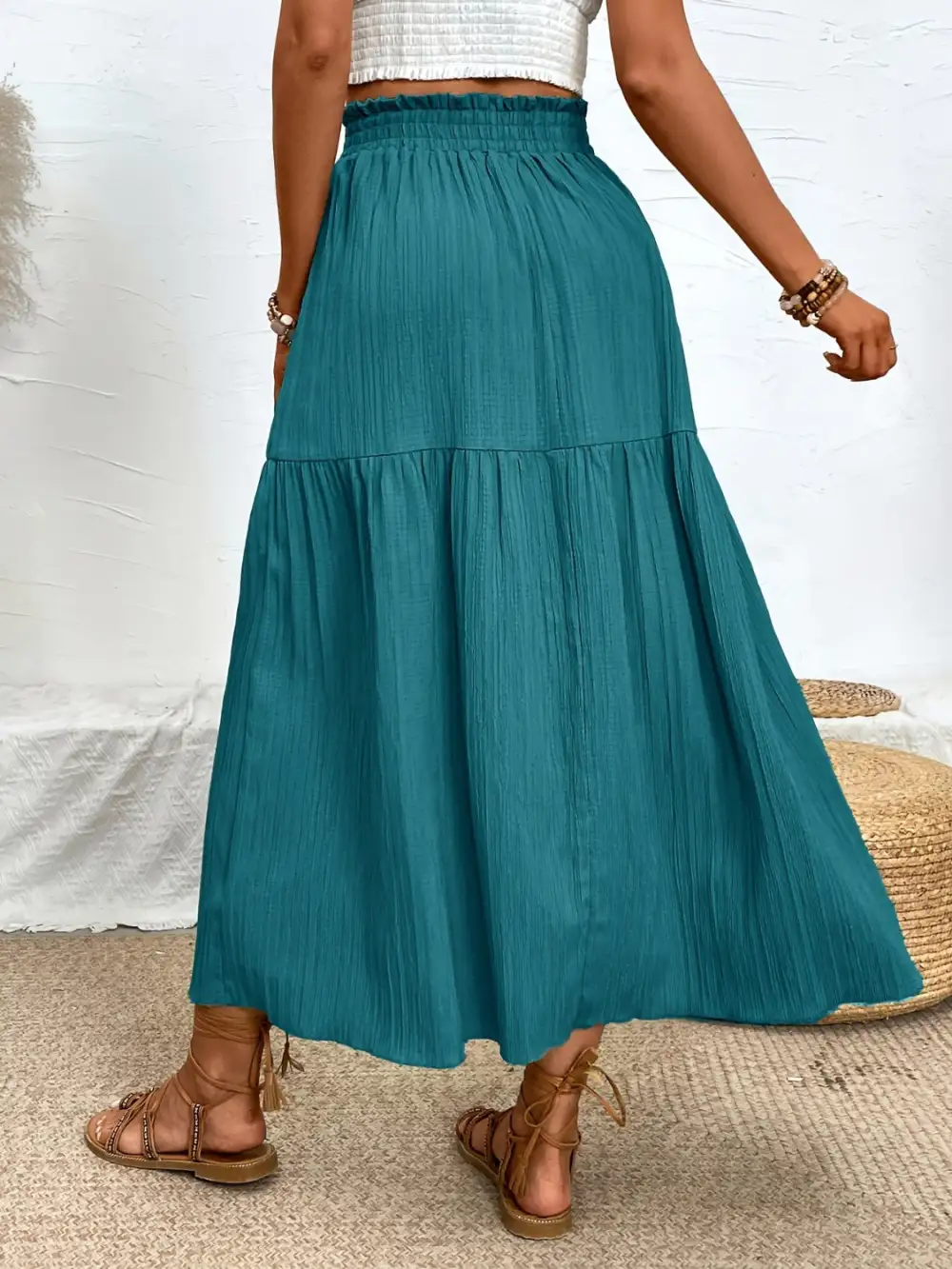 Frill Slit So Ronge Skirt