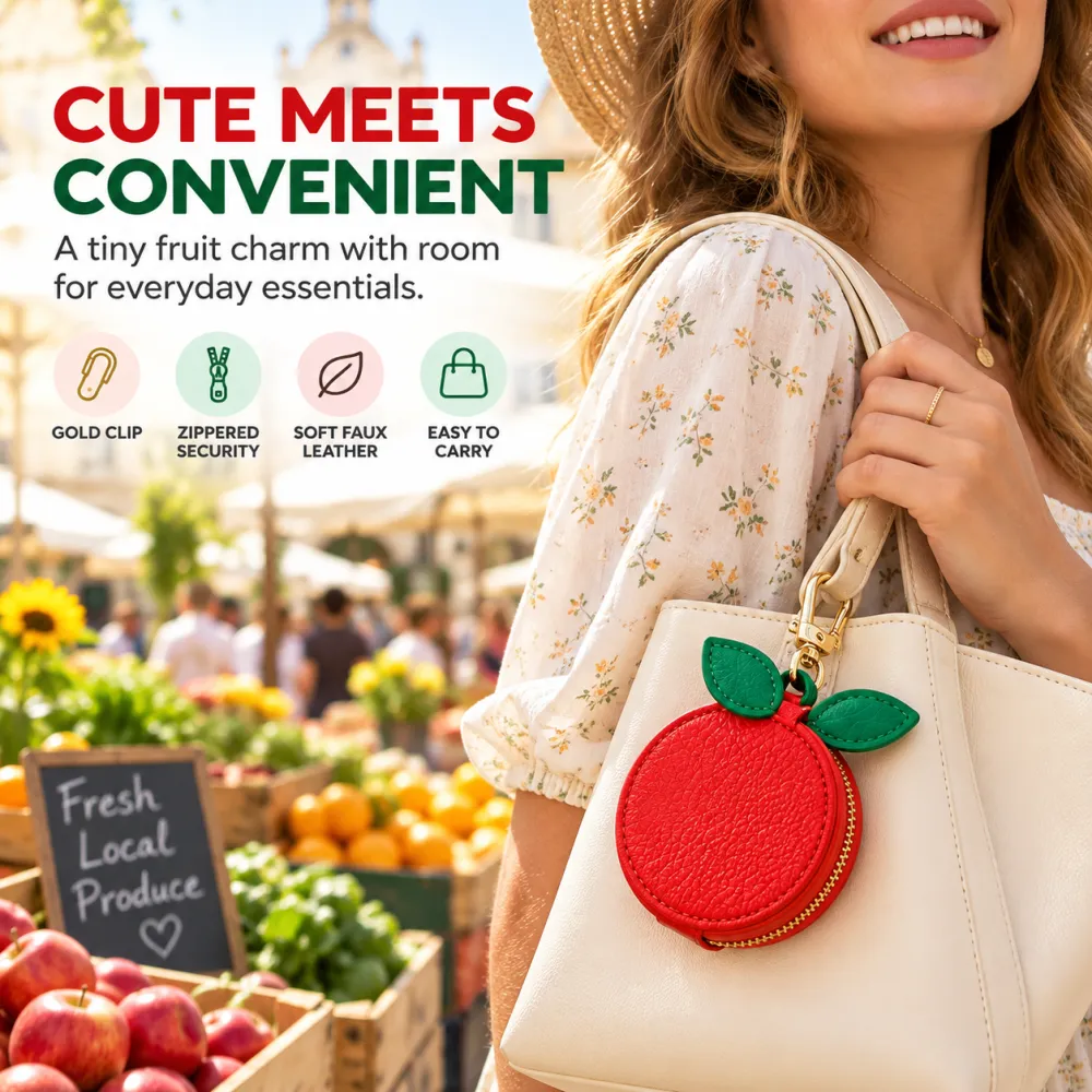 Fruit-Shaped Coin Purse