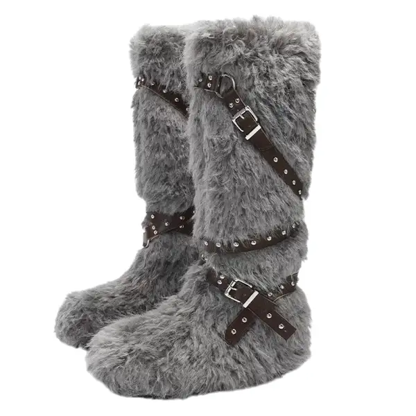 Moon Walk Furry Boots