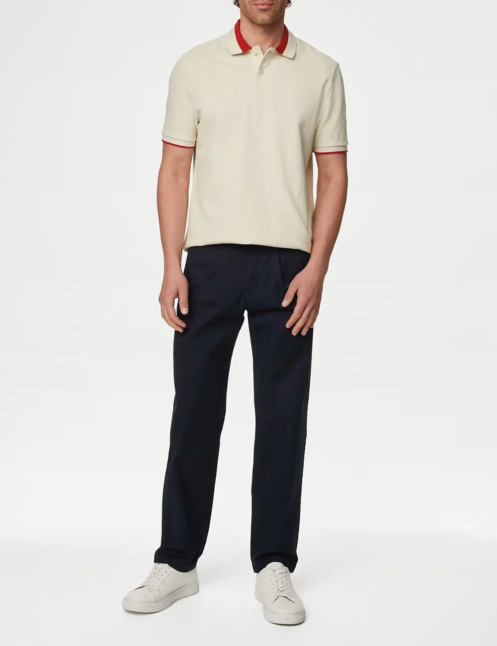 Cotton Rich Textured Polo Shirt