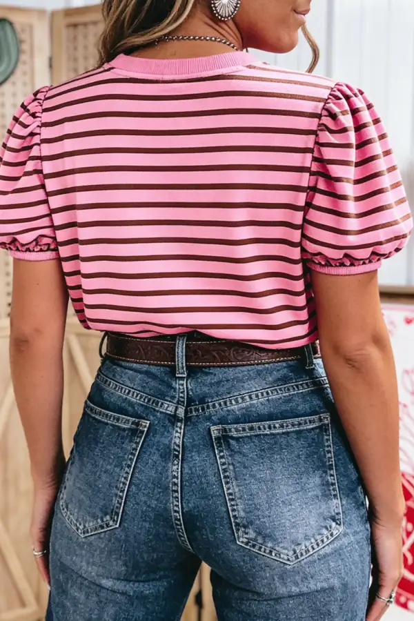 Airy Ribbed Relaxed Top