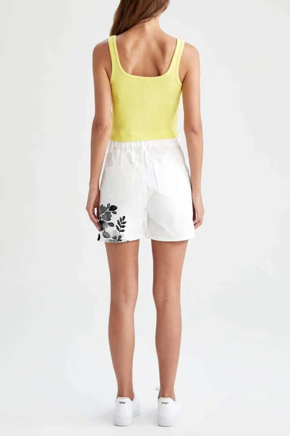 Paperbag Fit High Waisted Mini Short