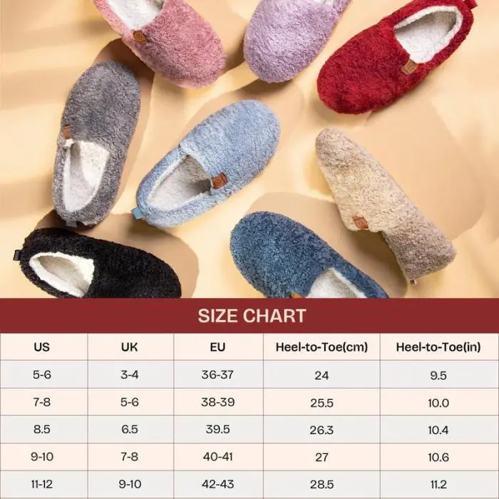 New Women's Cotton Slippers Indoor Home Soft Bottom Anti-Slip Plush