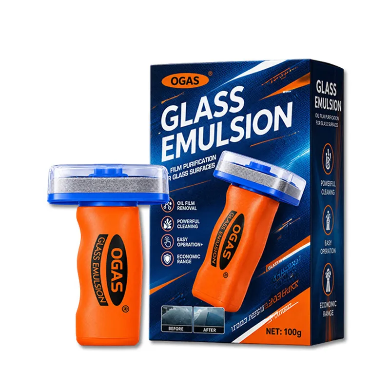 Automotive Handheld Oil Flmr Cream,Glass DecontaminationWithoutTraces,Window Oil Film Cleaning,FastCleaning, CompactAnd Easy To Cary-100g Degreaser Cleaner