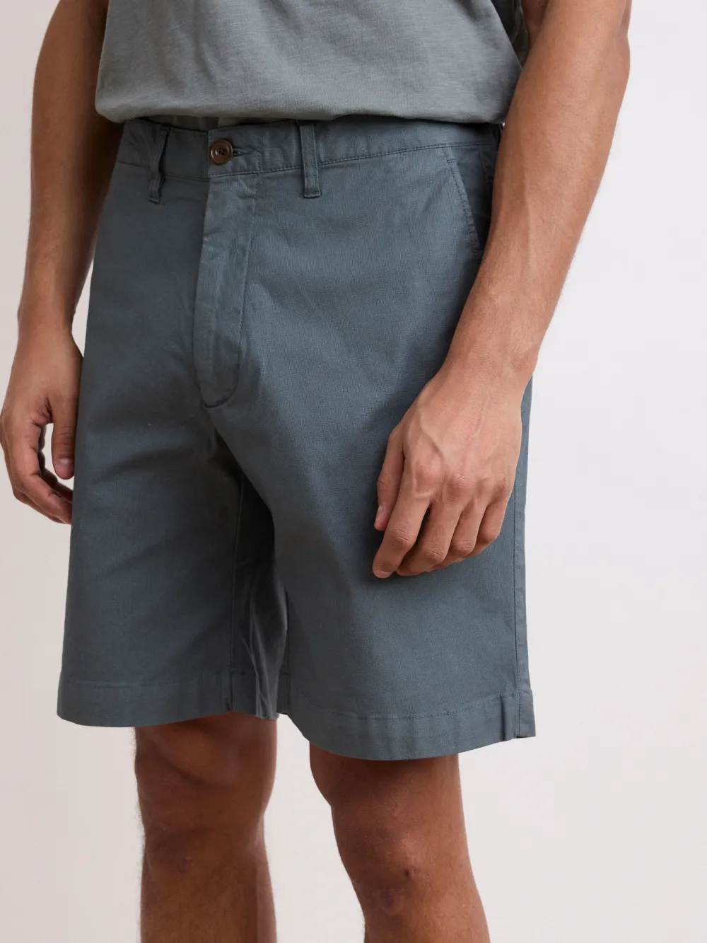 Men's Eucalyptus Green Stretch Shorts