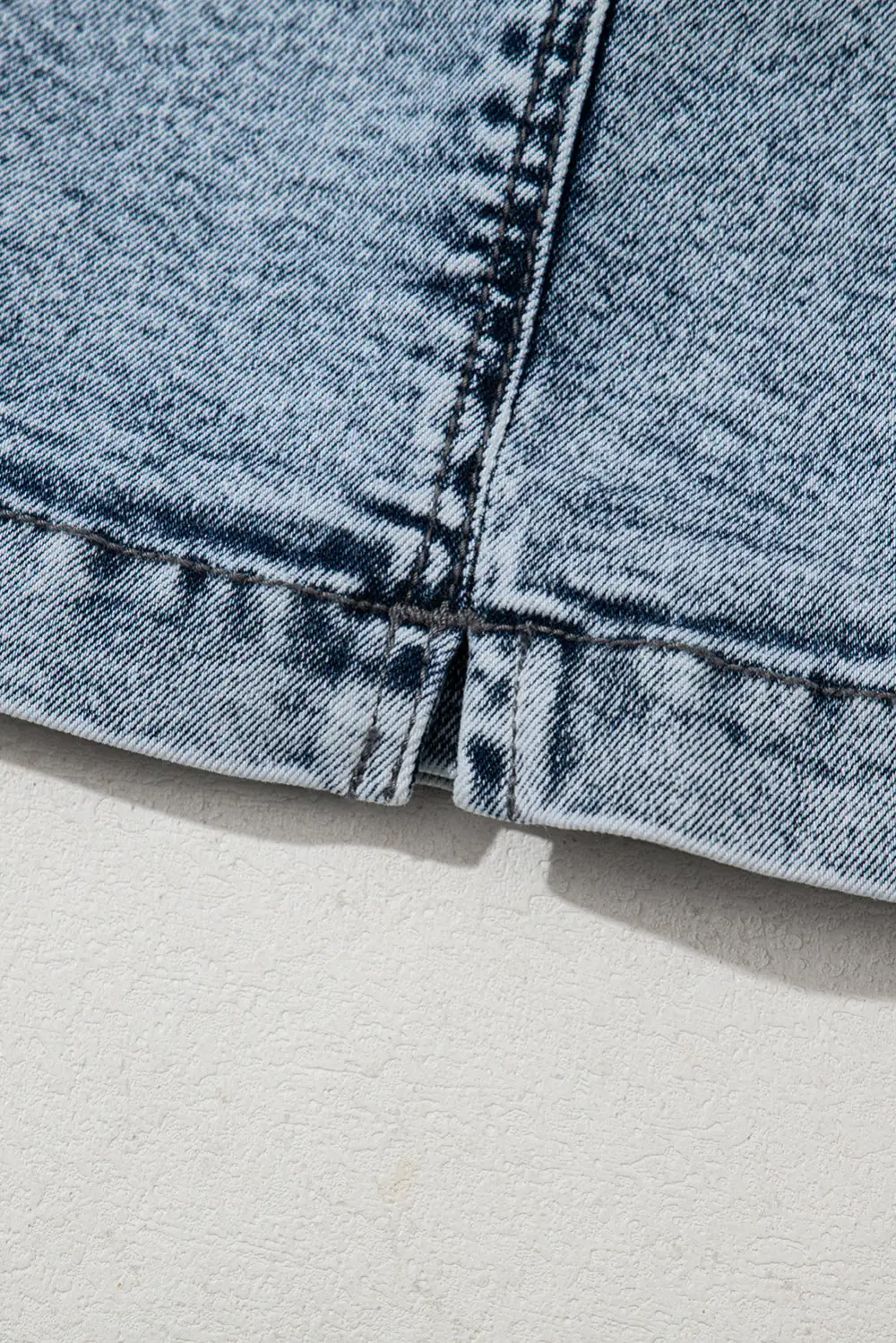 Everyday Drawstring High Waist Pocketed Denim Shorts