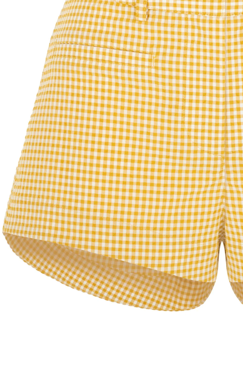 Plaid Short-Yellow