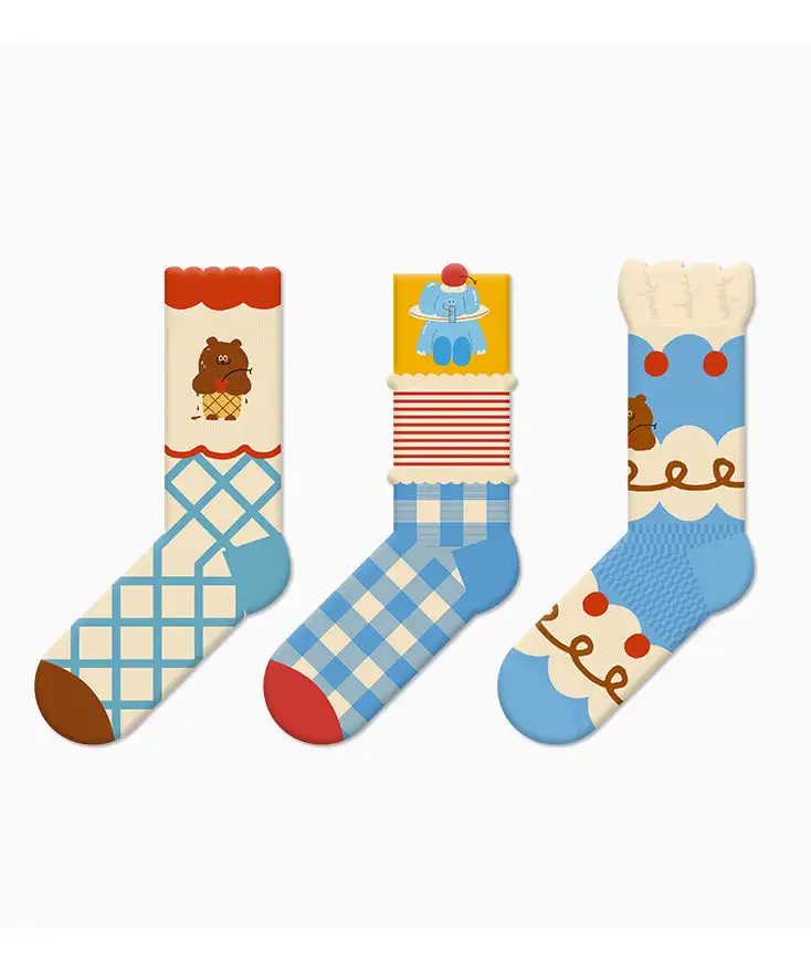 Thin Cute Cartoon Socks