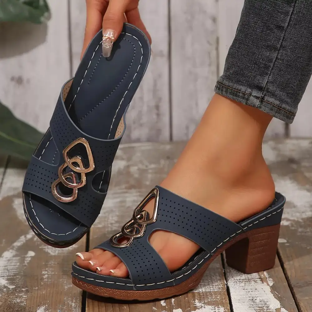 Easygoing Heels Block Heel Sandals