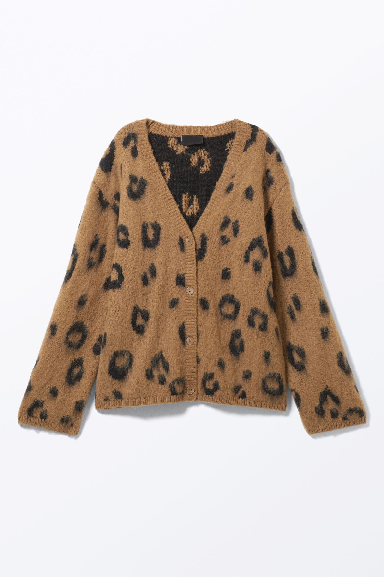 Button Up Drop Shoulder Cardigan