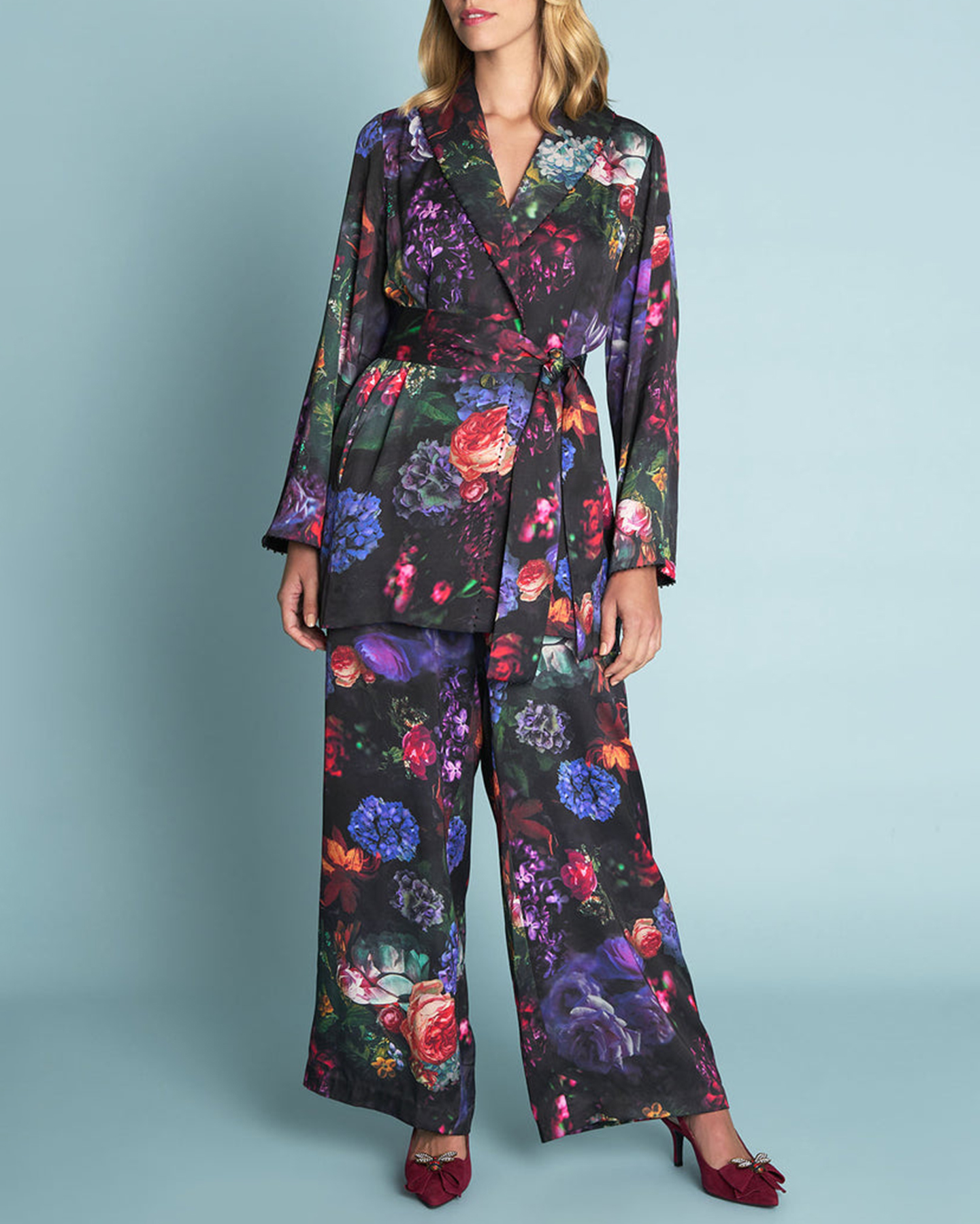 Printed Satin Jacket