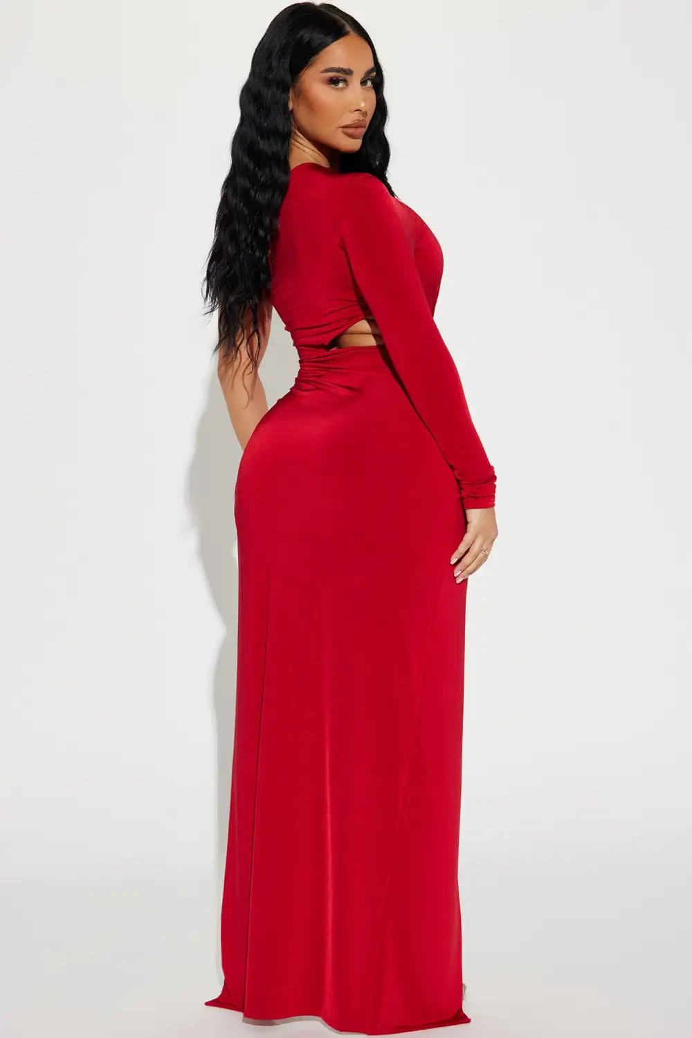 Lea Maxi Dress - Red