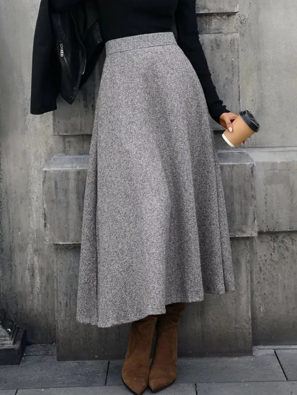 Line Line Midi Skirt
