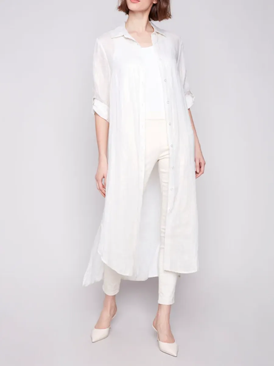 Elegant Solid Color Waist Dress For Women