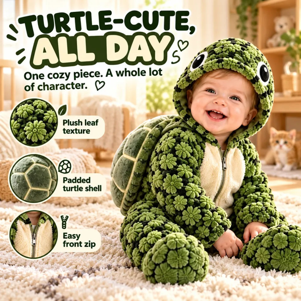 Knitted Turtle Outfit Set
