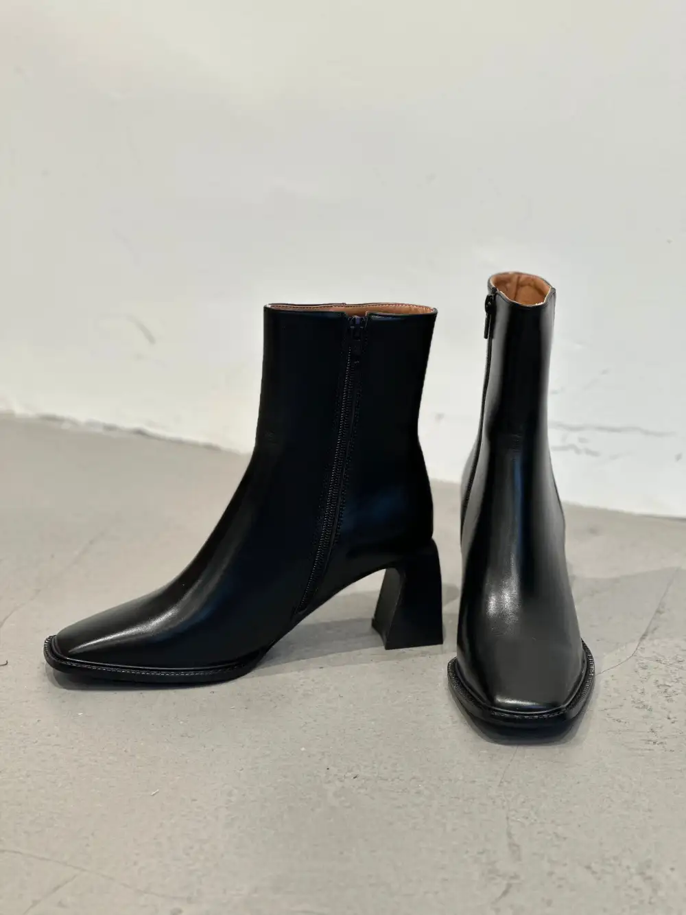 Slimline Fine Faux Leather Everyday Boots