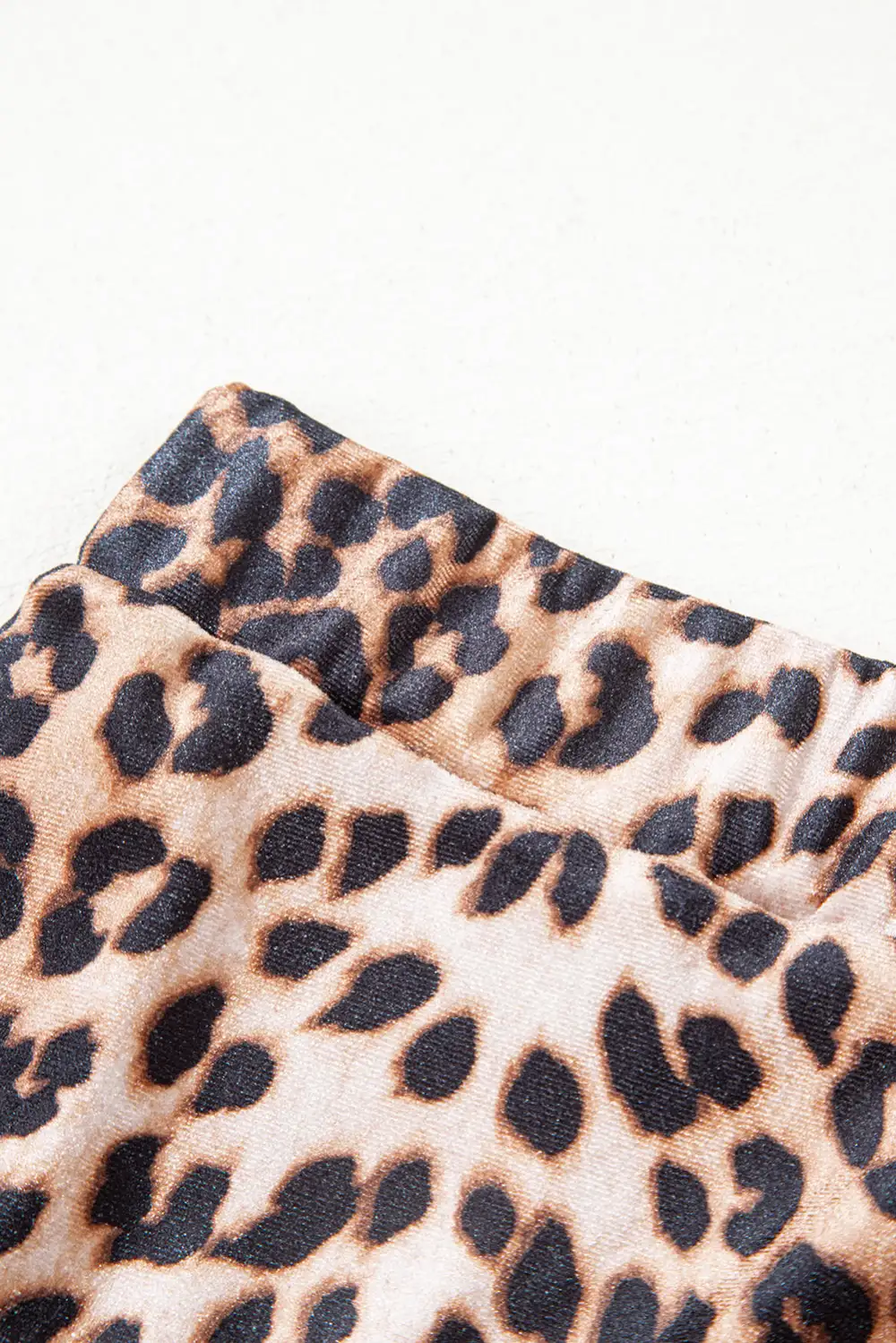Soft Printed Leopard Skirt
