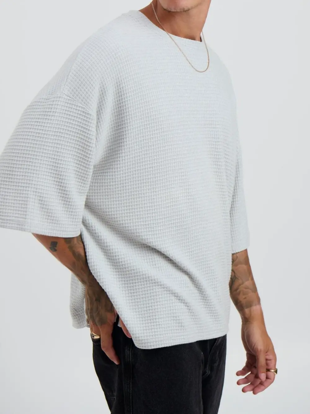 Comfortable Casual And Daily Grey Tee