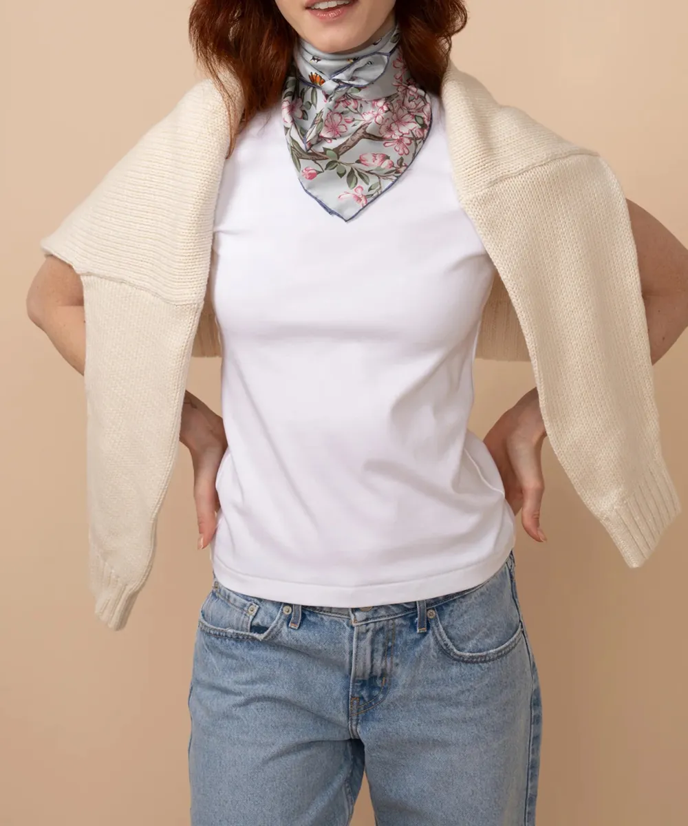 Spring Casual Style Silk Bandana