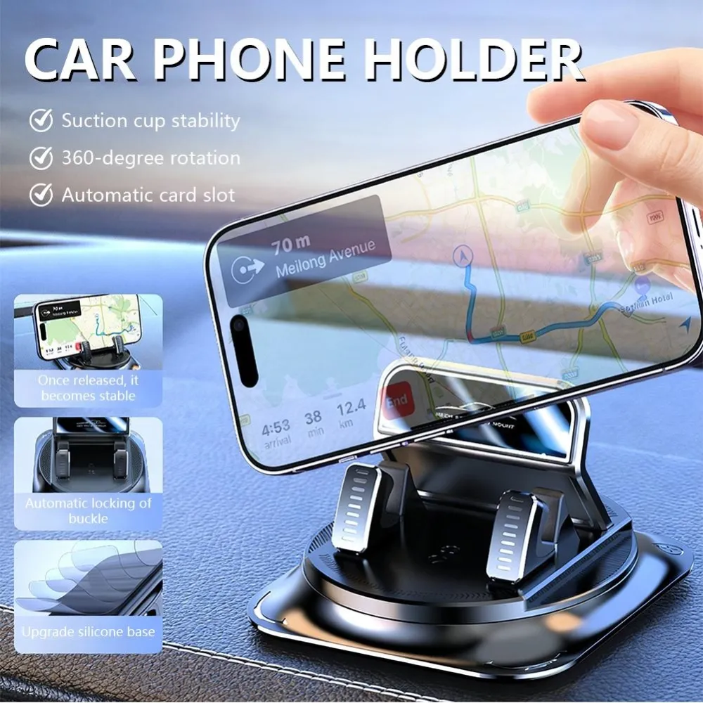 Universal fixed car phone holder bracket