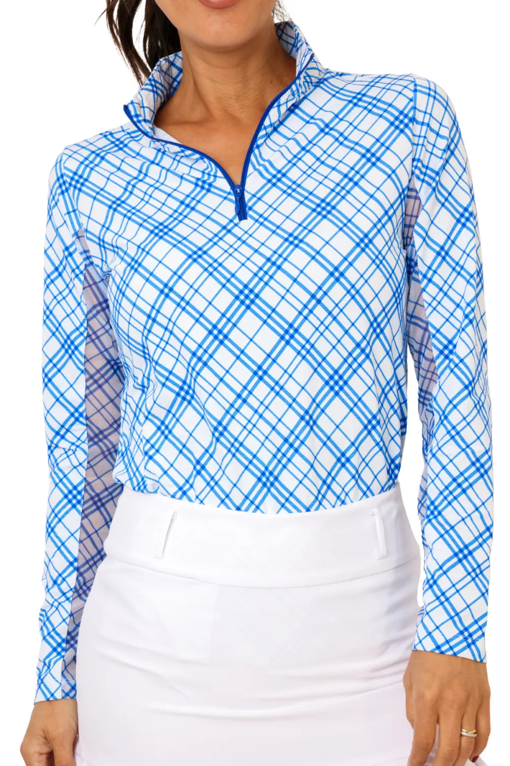Long Sleeve Wrap Print Top