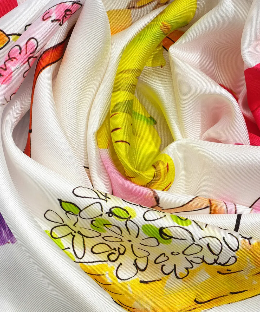 Multicolor Daily Art Graphic Square Scar