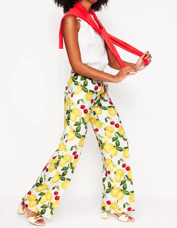 Linen Pants -Ivory
