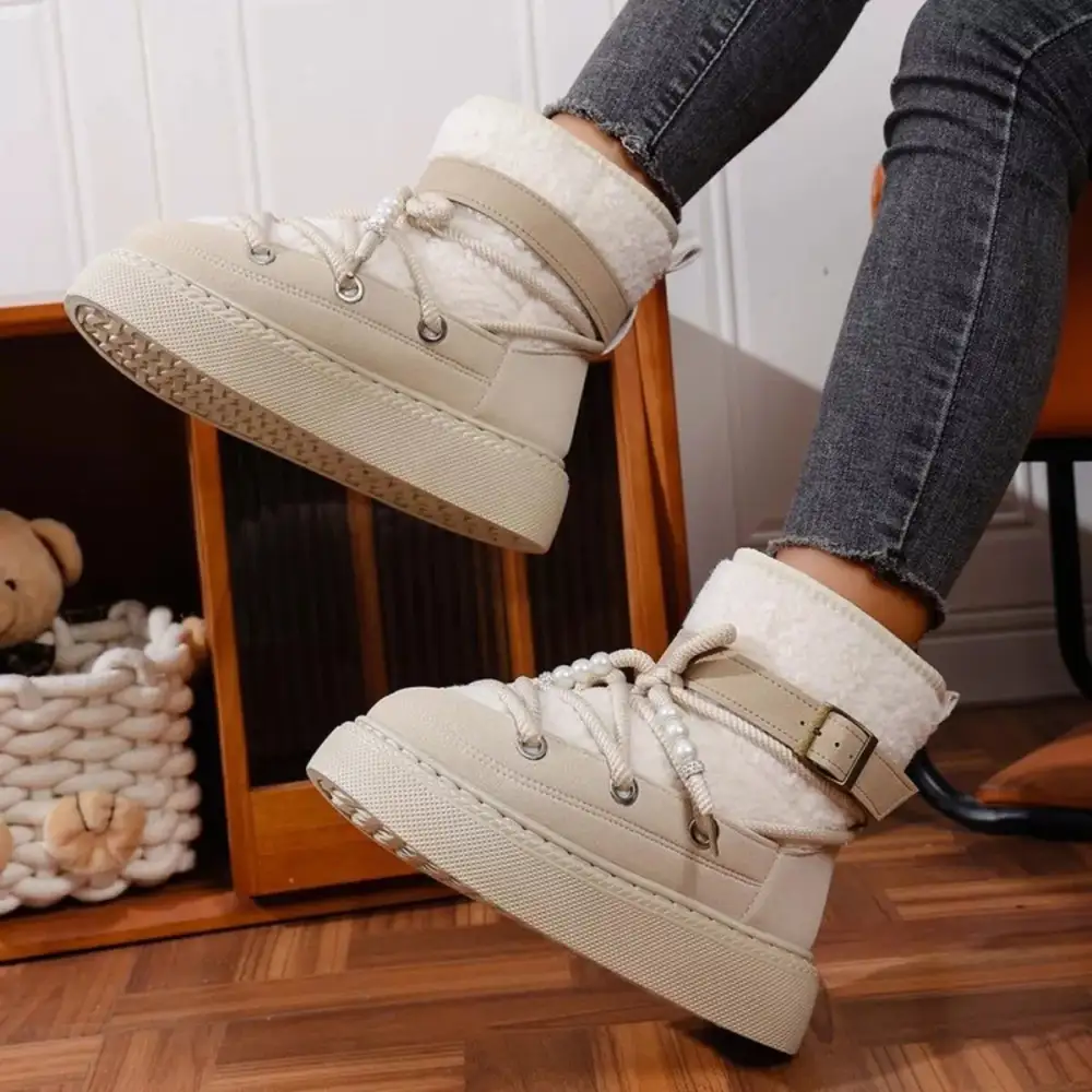 Classic Lace-Up Platform Boots