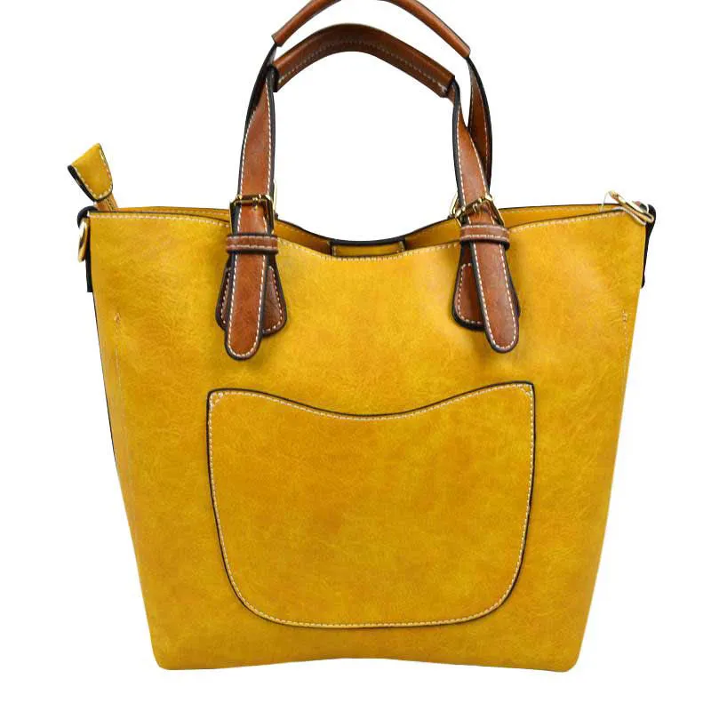 Tote Vegan Leather Shoulder Bag