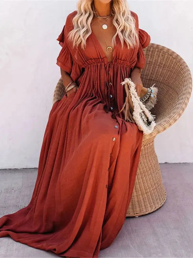 Live The Life You Long To Boho Maxi Dress