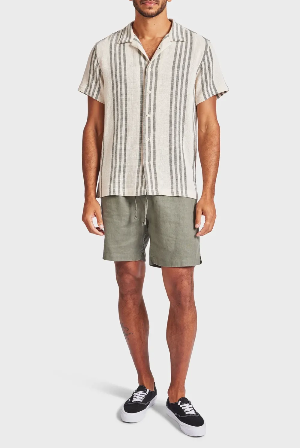 Riviera Linen Short-Bluegrass