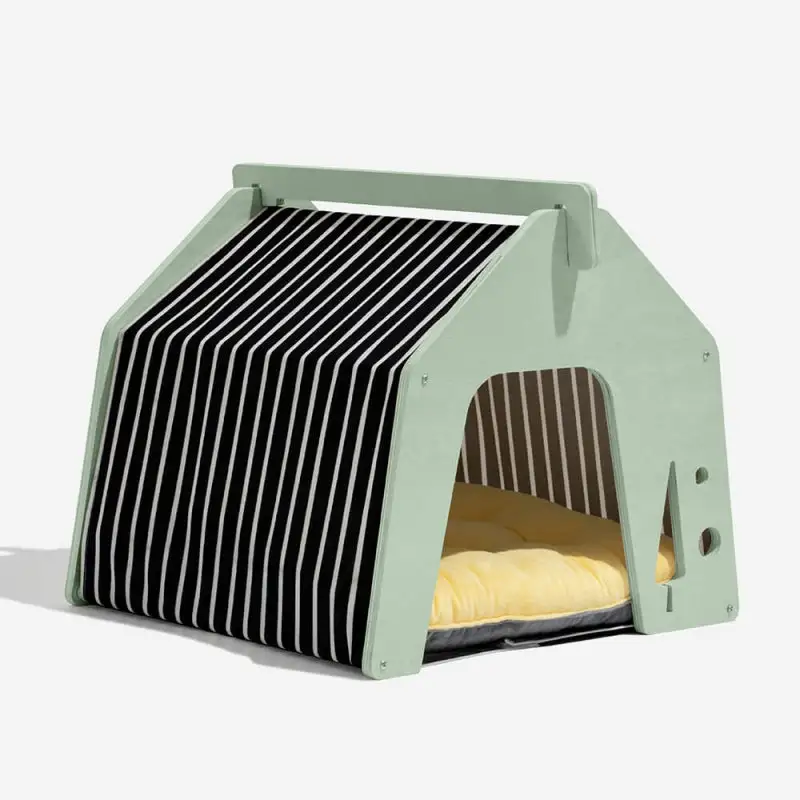 Indoor Wooden Warmth Cozy Cat House