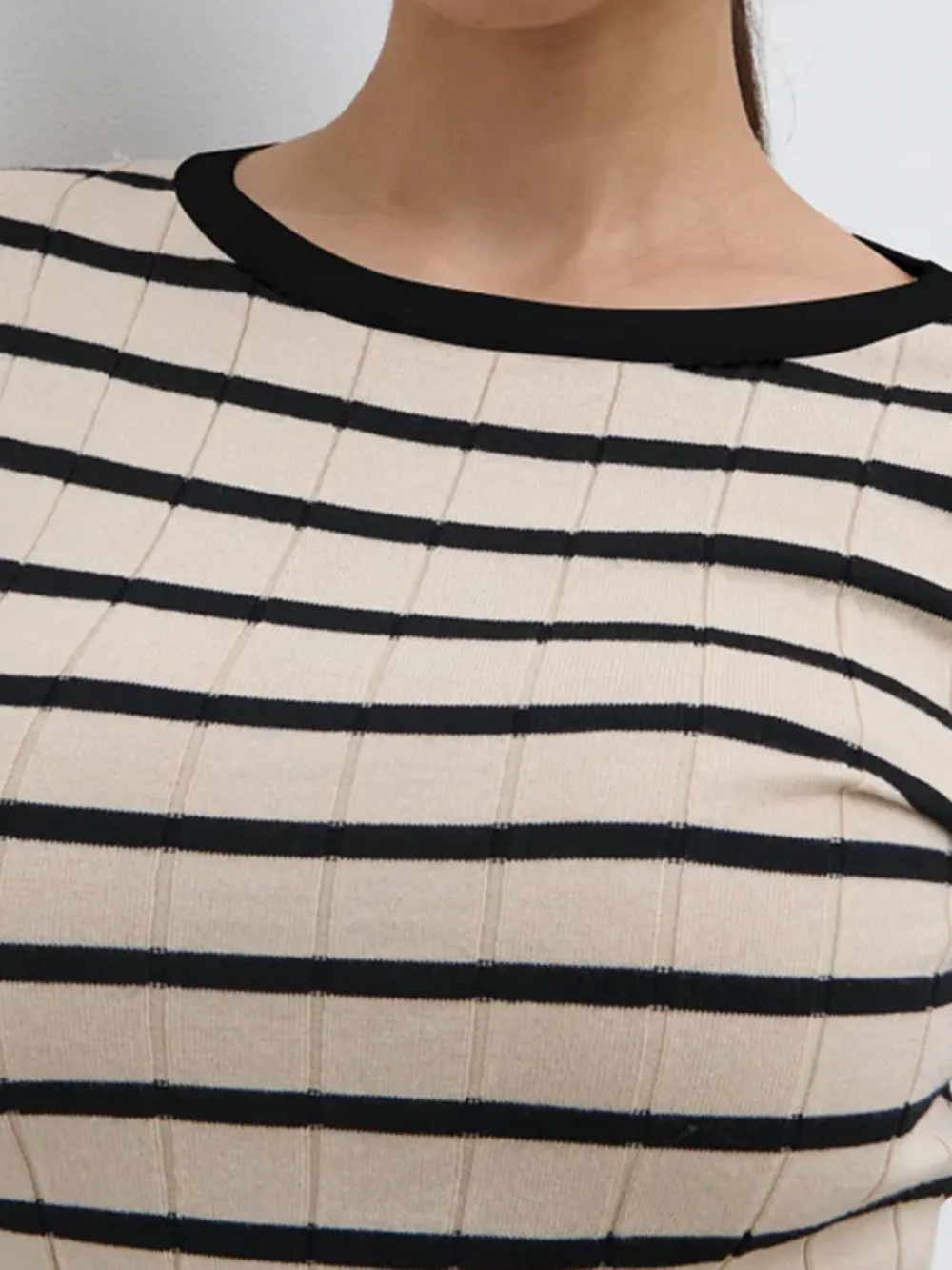 Stripe Knit Top