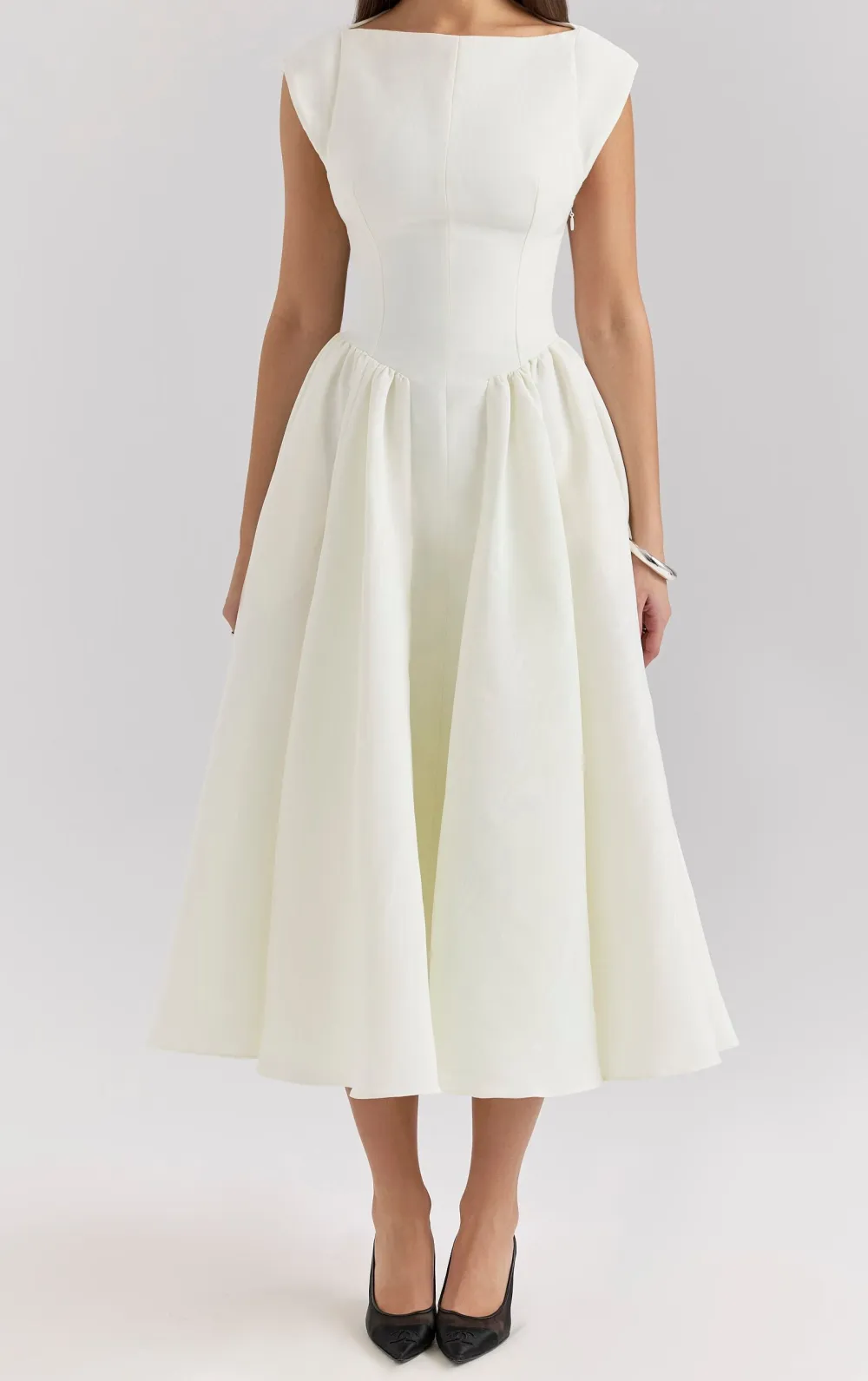Open Back Midi Dress