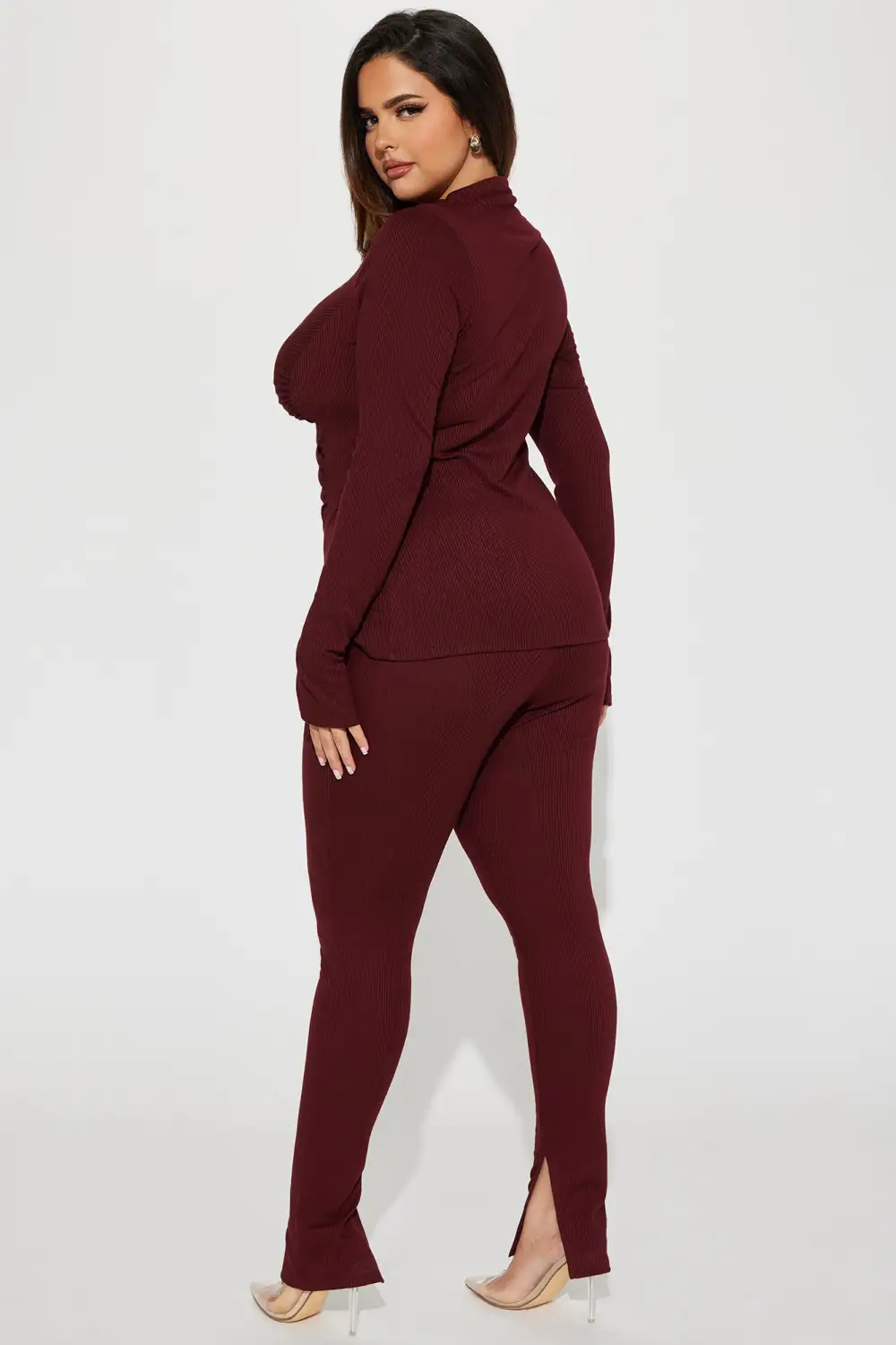 Miranda Legging Set - Burgundy