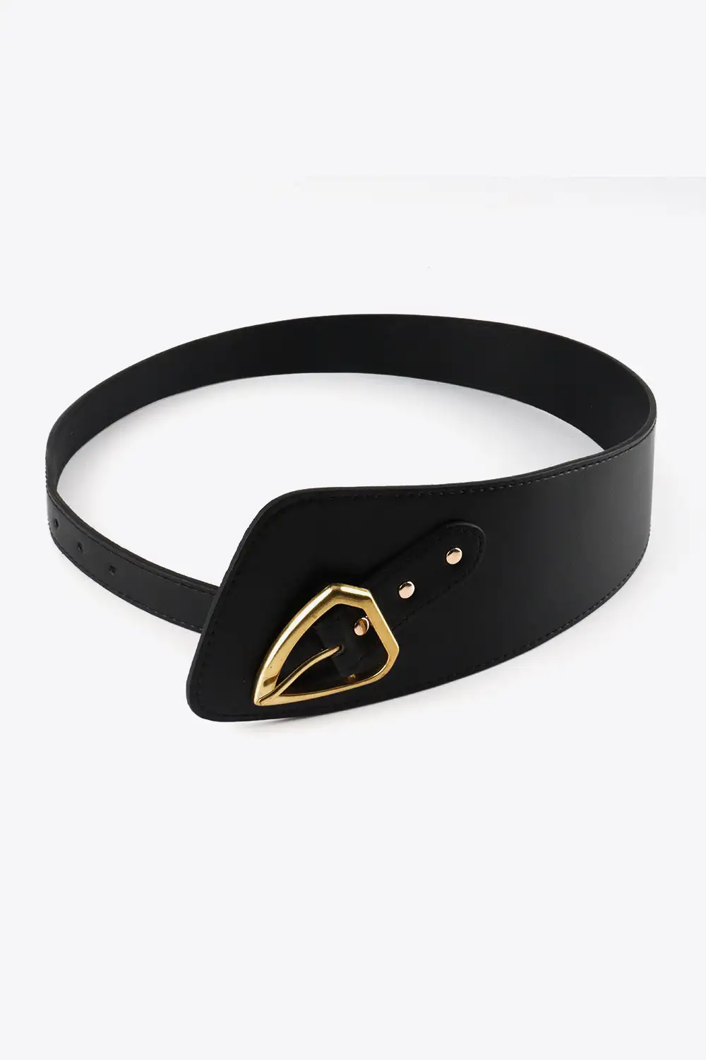 Sculpted Faux Leather Belt