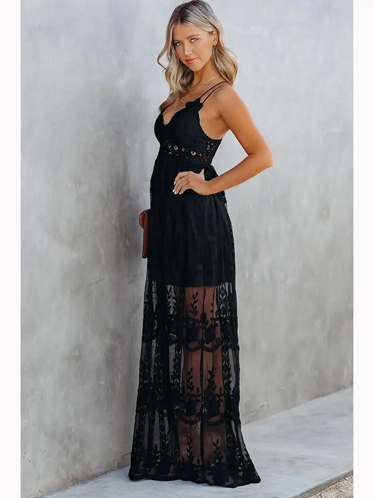 Allure Bohemian Lace Maxi Dress