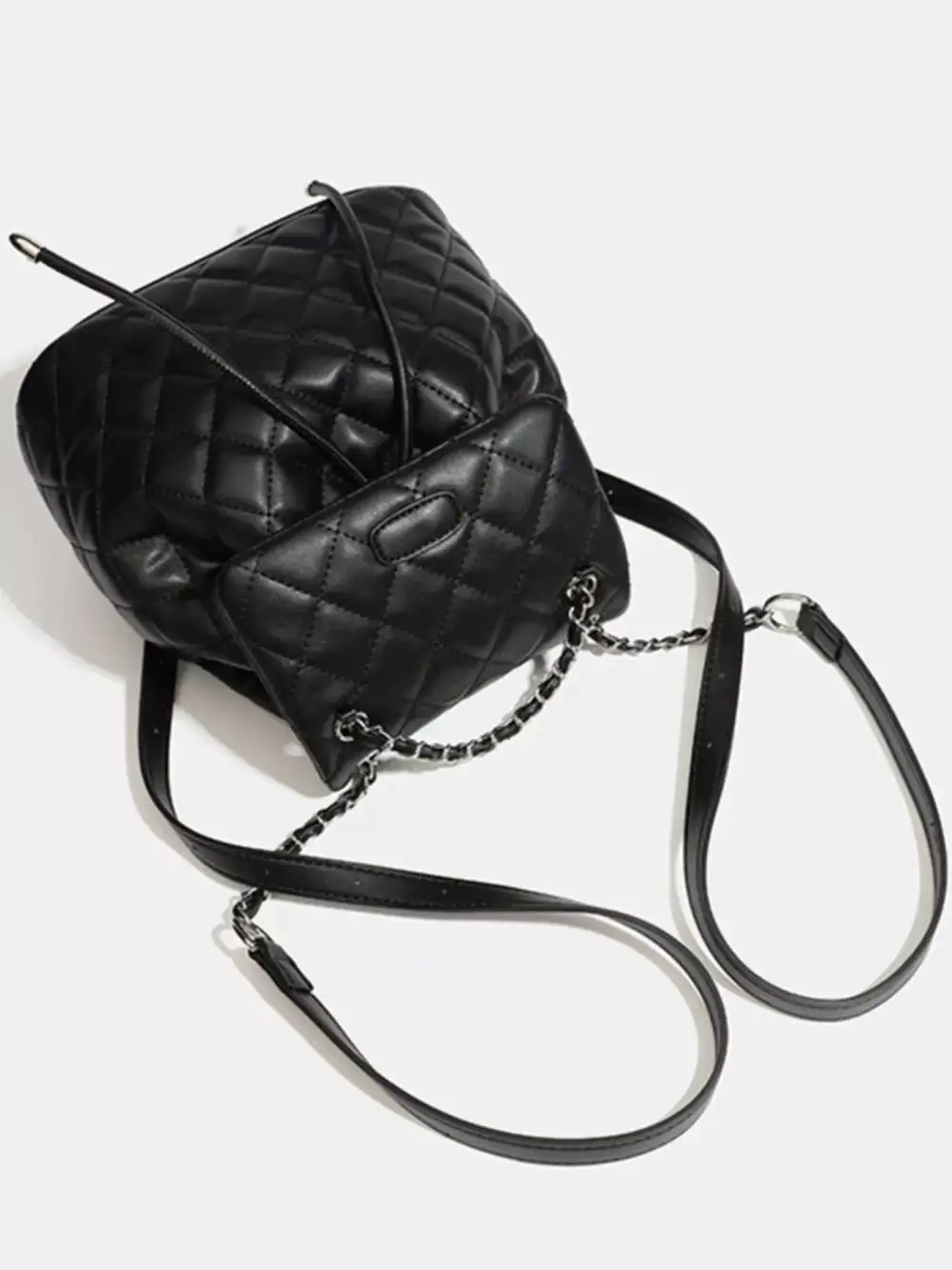 Quilted Chain Backpack