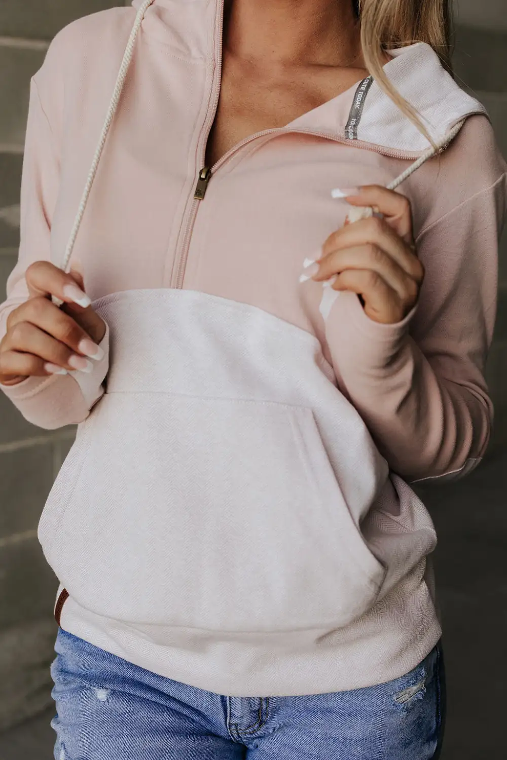 HalfZip Sweatshirt - Rose To The Occasion