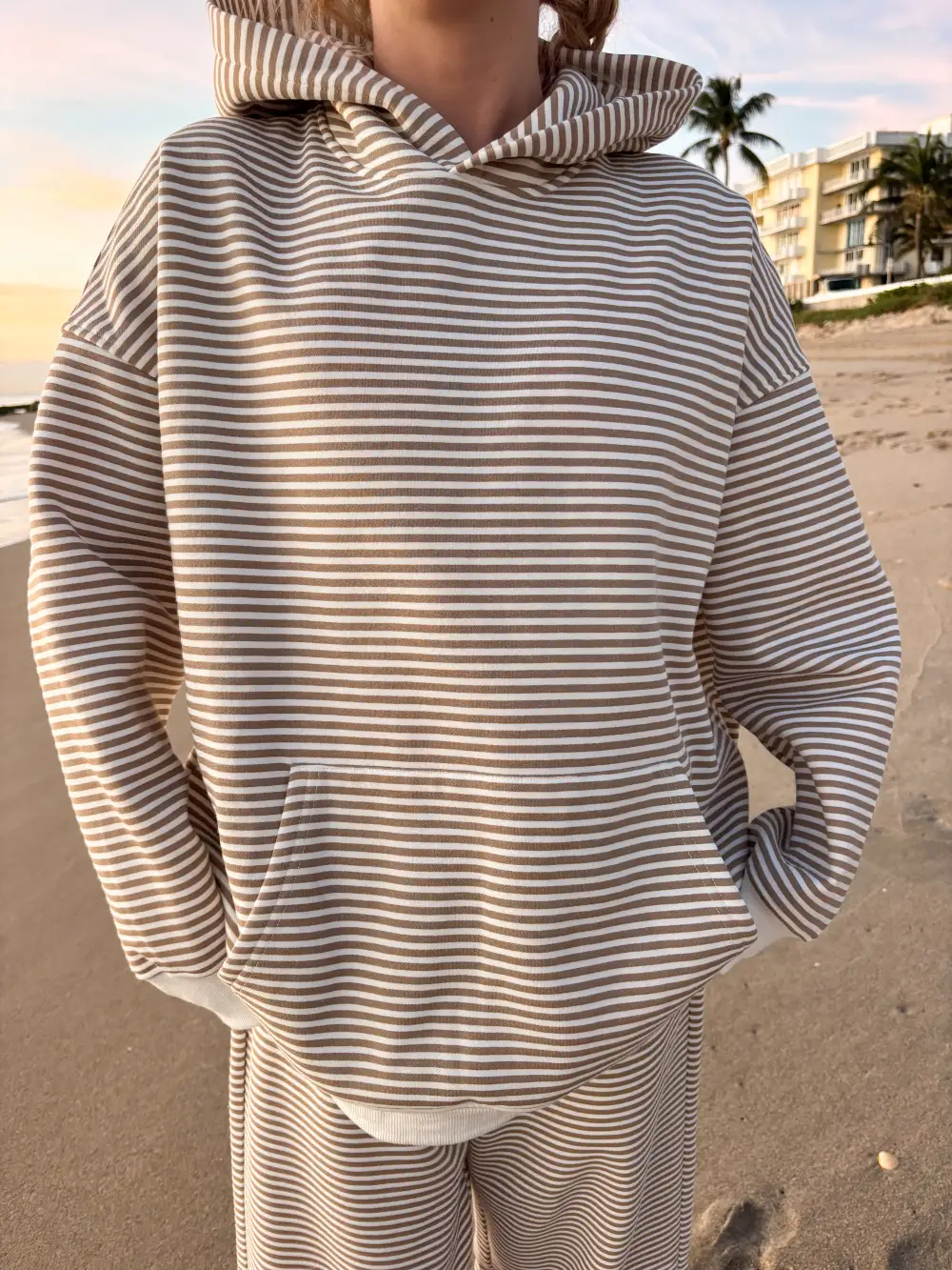 And Big Striped Hoodie
