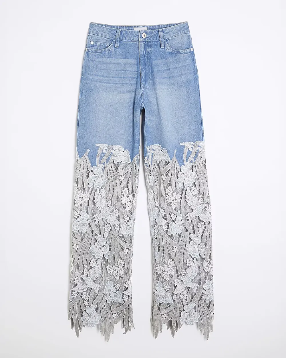 Creative Floral Hollow Design Women's Tousers