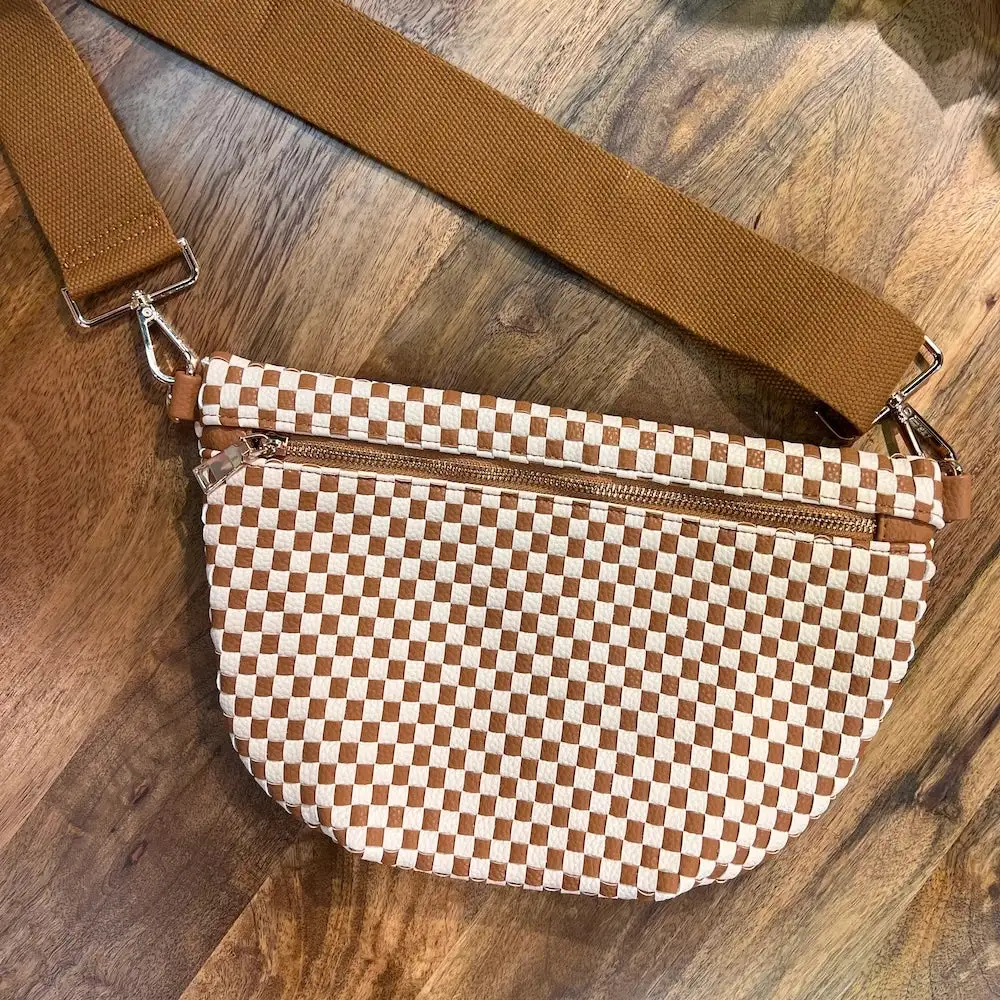 Woven Leather Everyday Bag