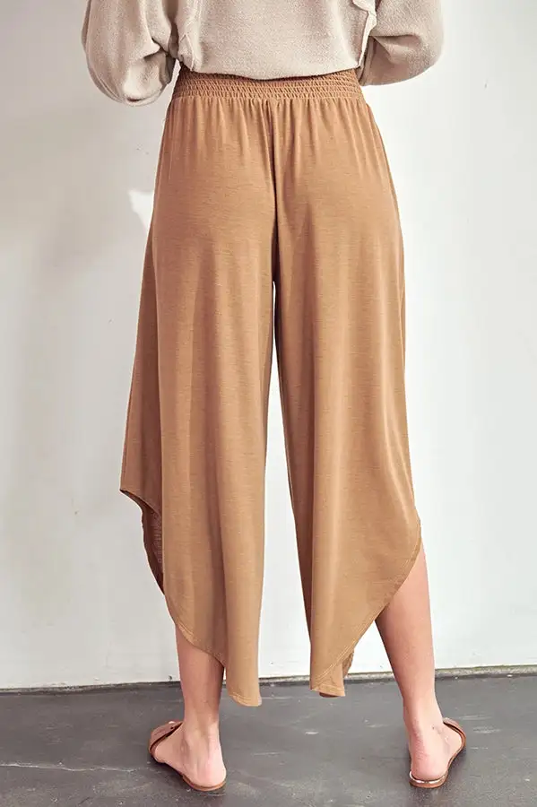 Modern Roomy Wide Leg High Waist Casual Pants