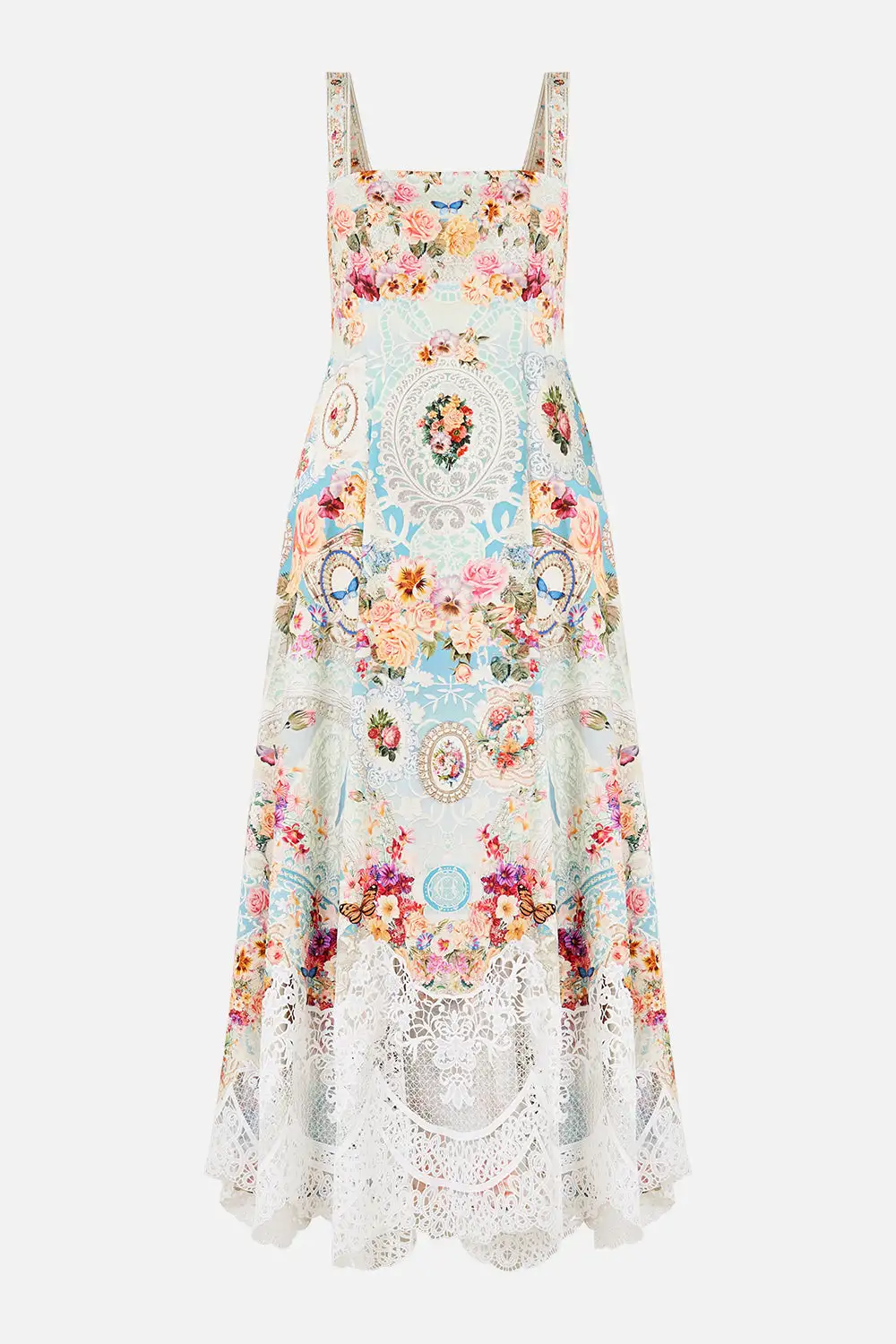 Long Fit and Flare Dress