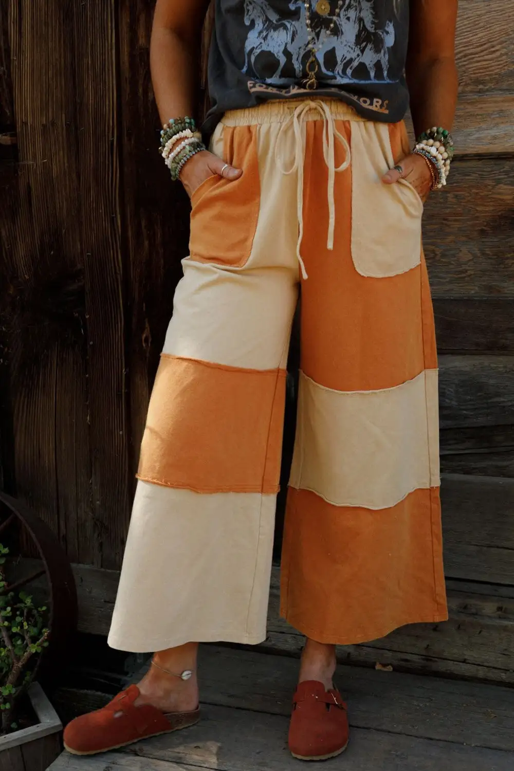 Casual Wide Leg Daily Pants